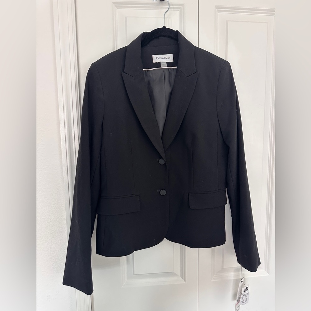 NWT Two Button Short Jacket - 
Calvin Klein - Size 10